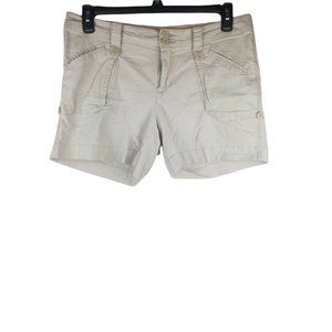 ANA a.n.a women's sz 10P shorts tan khaki utility